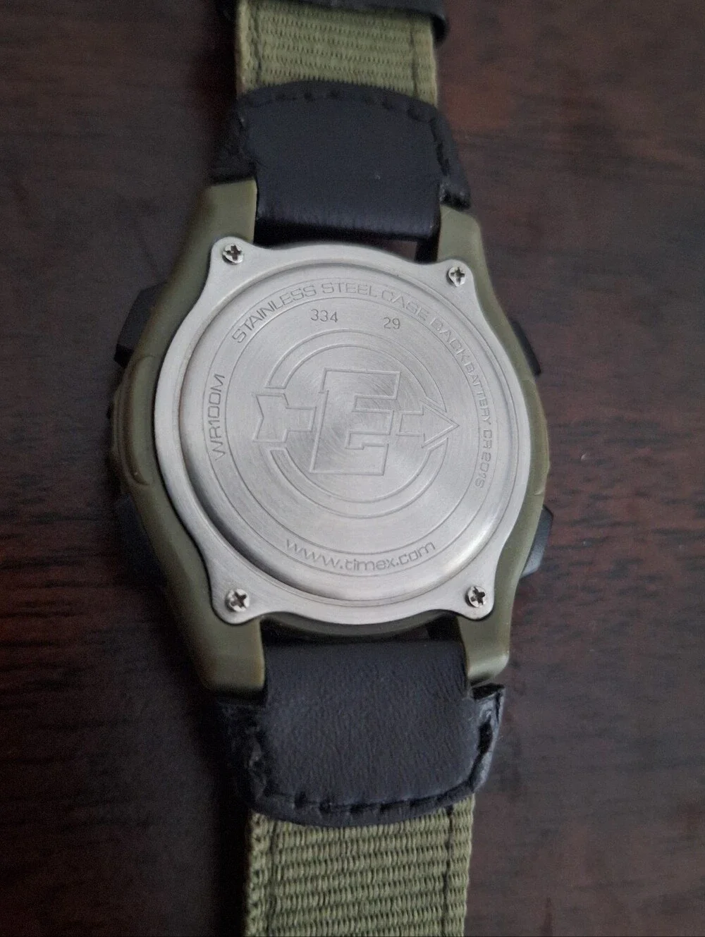Timex Expedition Digital Watch - Black and Olive Green
